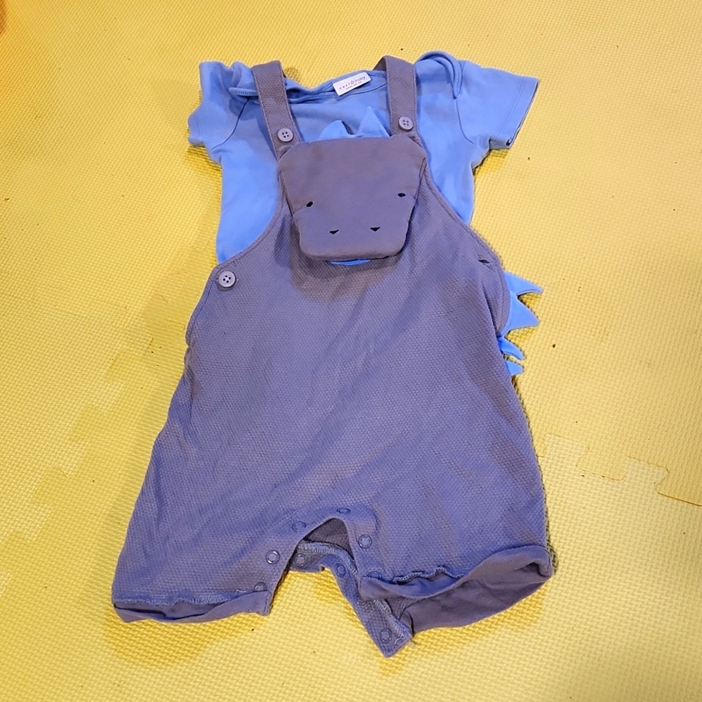 toddler cute dinosaur two pieces overall